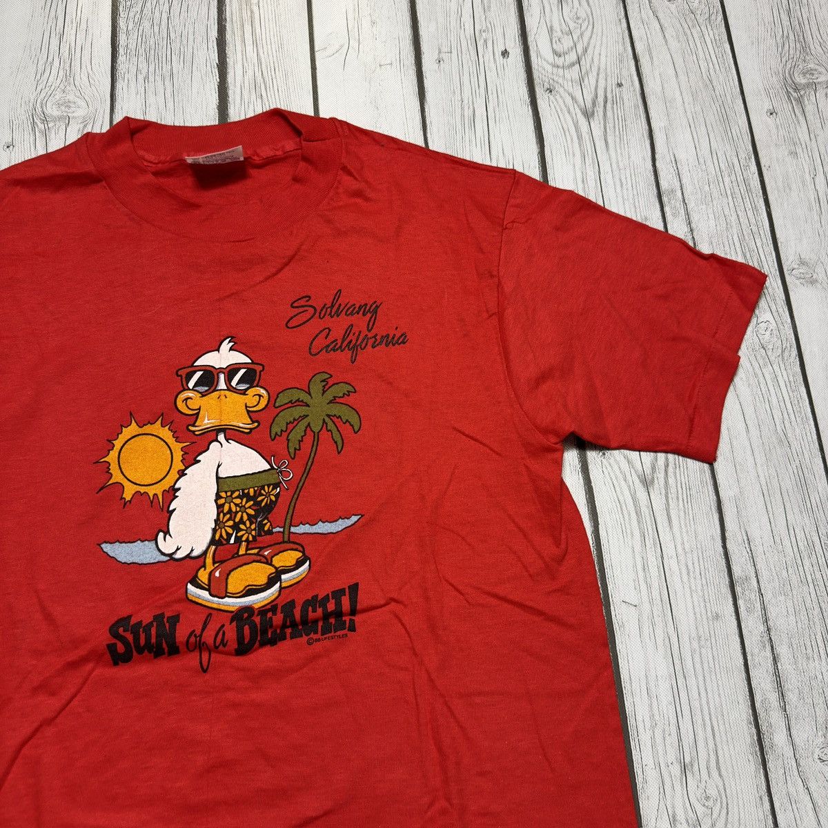 Hanes × Vintage Vintage Solvang California tee Size US M / EU 48-50 / 2 - 3 Thumbnail