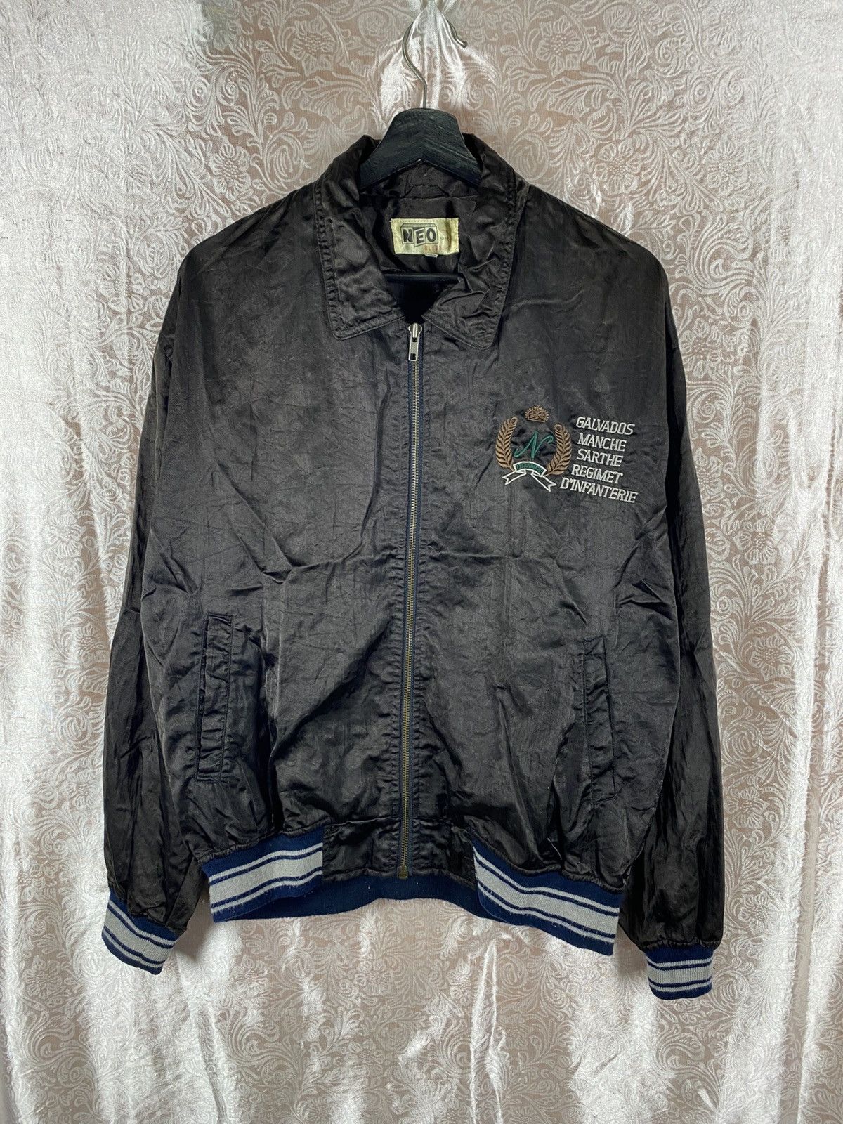 Japanese Brand Vintage Neo Blood Studio Atomic Bowling Team Jacket Black Size US M / EU 48-50 / 2 - 3 Thumbnail