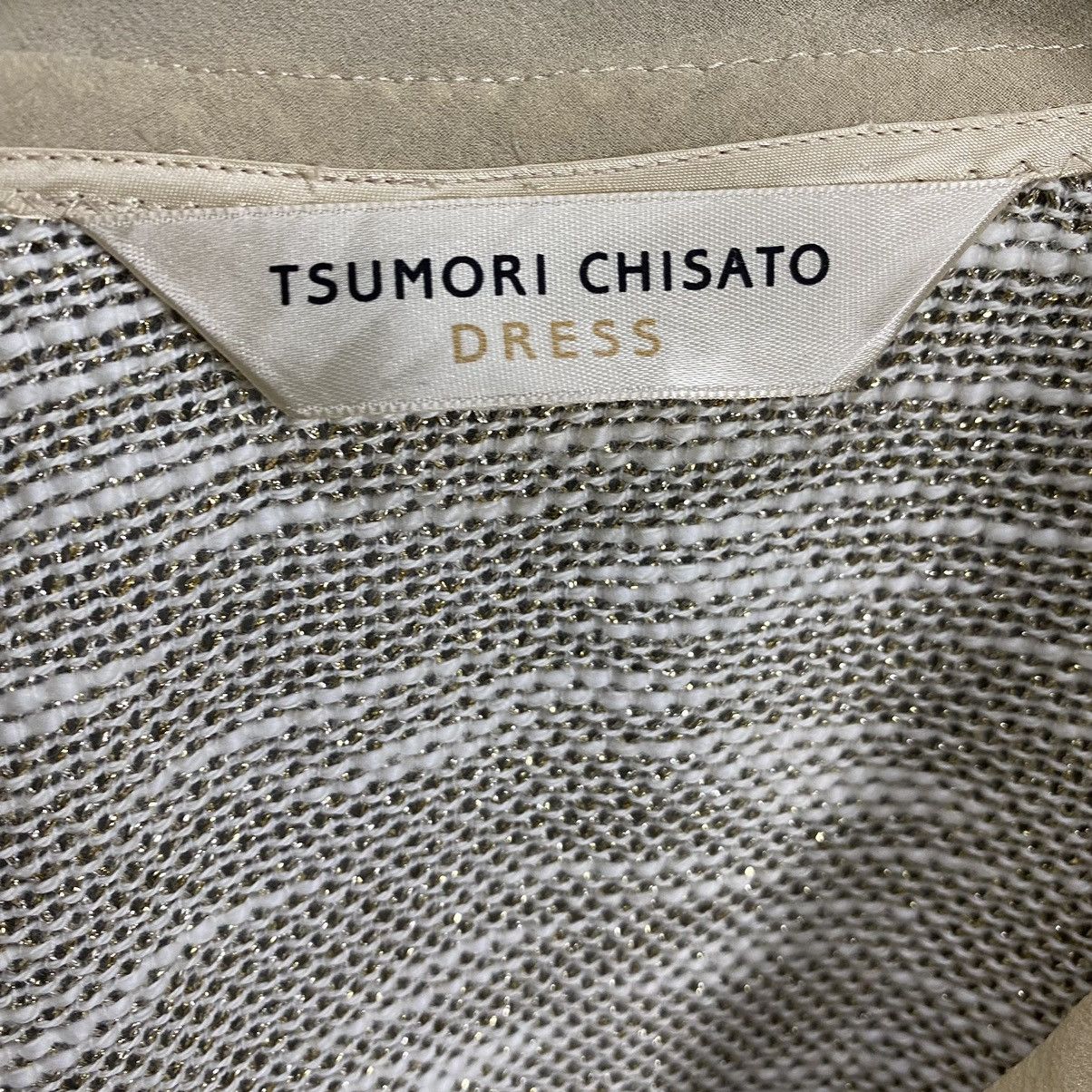 Issey Miyake × Japanese Brand × Tsumori Chisato Tsumori Chisato By issey miyake ruffle shawl collar dress Size L / US 10 / IT 46 - 9 Thumbnail