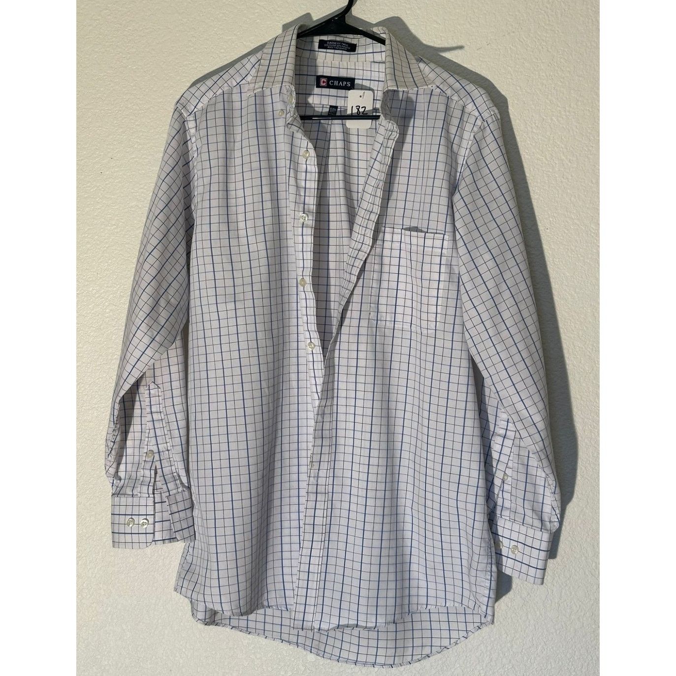 Chaps Ralph Lauren Chaps Ralph Lauren White Plaid Shirt - 15/15.5 32/33 Size US M / EU 48-50 / 2 - 4 Thumbnail