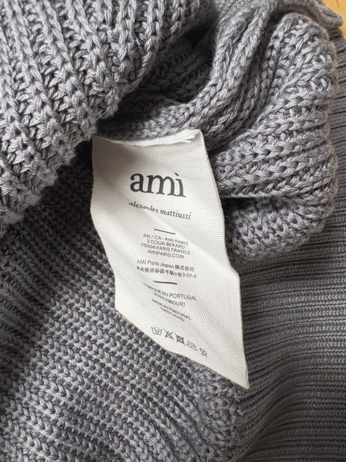 AMI Ami Paris Halfzip Pullover with Zipper collar Size US L / EU 52-54 / 3 - 6 Thumbnail