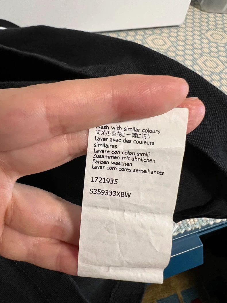 Loewe LOEWE Black embroidered logo short sleeve T-shirt Size XS / US 0-2 / IT 36-38 - 5 Thumbnail