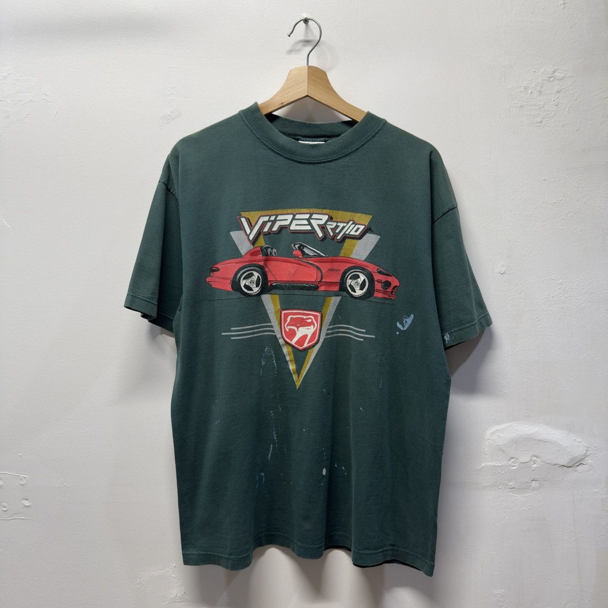 Vintage 90s Viper RT 10 Shirt Faded Distressed ERD Grunge Chrome Size US L / EU 52-54 / 3 - 1 Thumbnail