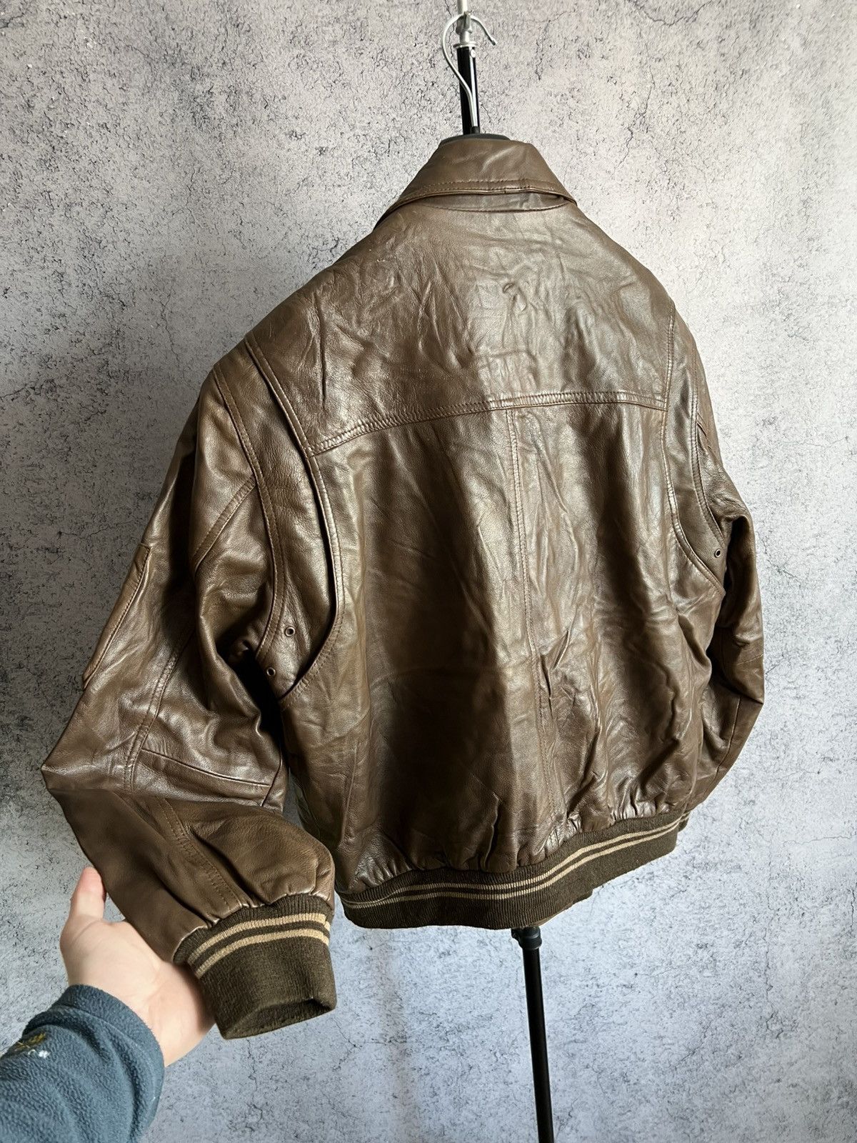 Leather Vintage Arizona Leather Jacket Marcucci Skins USA Air Force Size US L / EU 52-54 / 3 - 16 Thumbnail