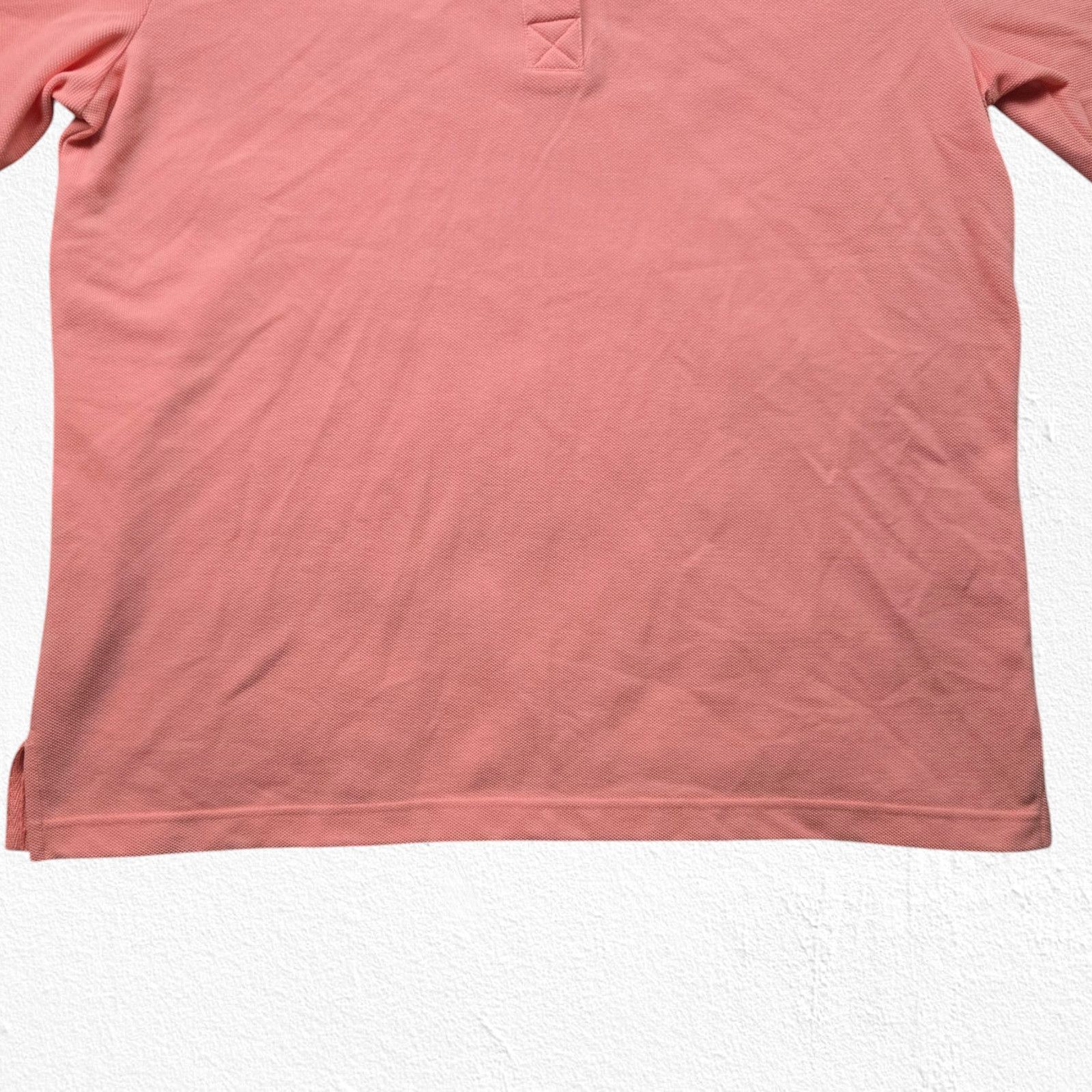 Vintage Y2K Salmon Pink Short Sleeve Polo Shirt Size 14W Size XL / US 12-14 / IT 48-50 - 7 Thumbnail