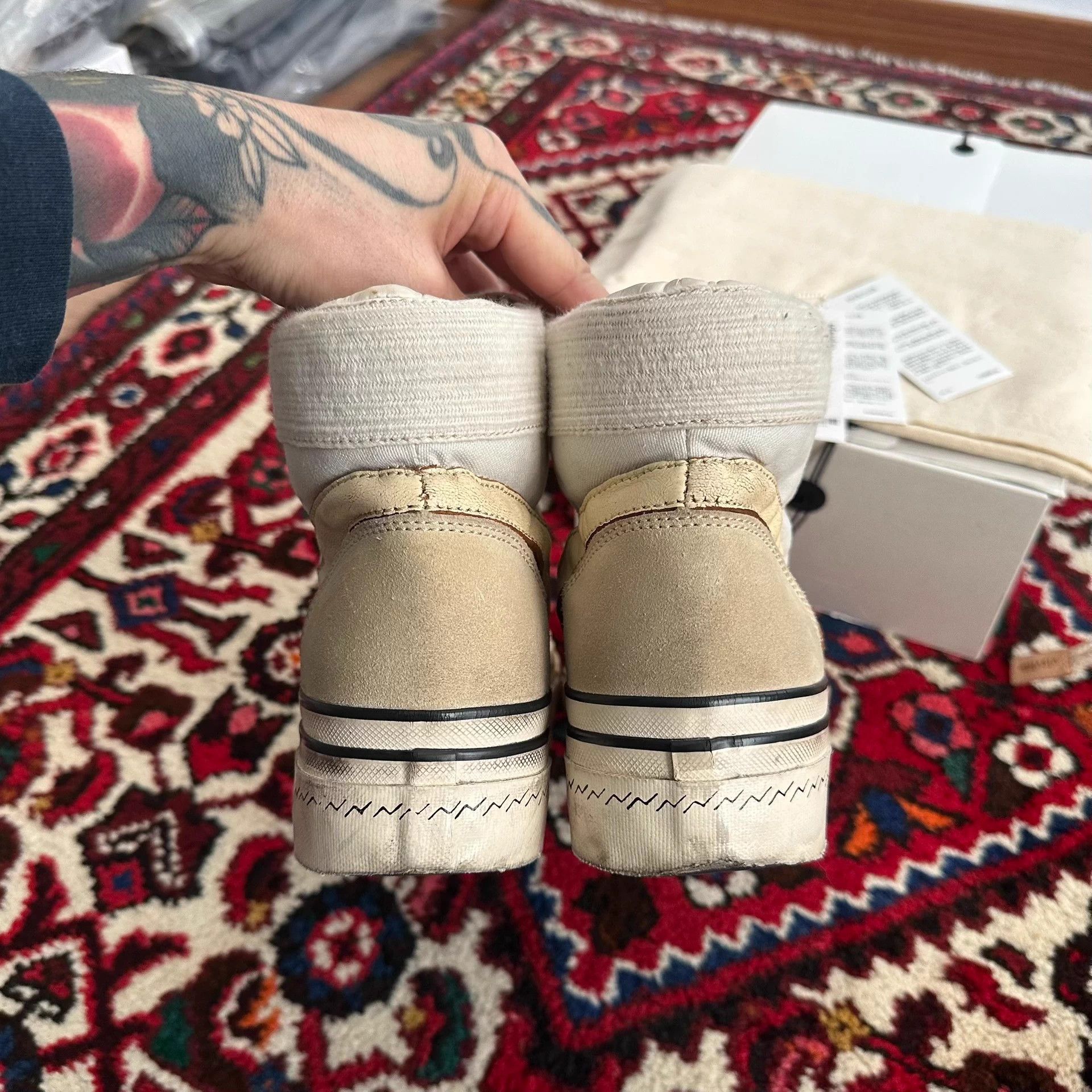 Visvim VISVIM 22AW ZEPHYR HI G.PATTEN Distressed Thick Sole 9.5US Size US 9.5 / EU 42-43 - 7 Thumbnail