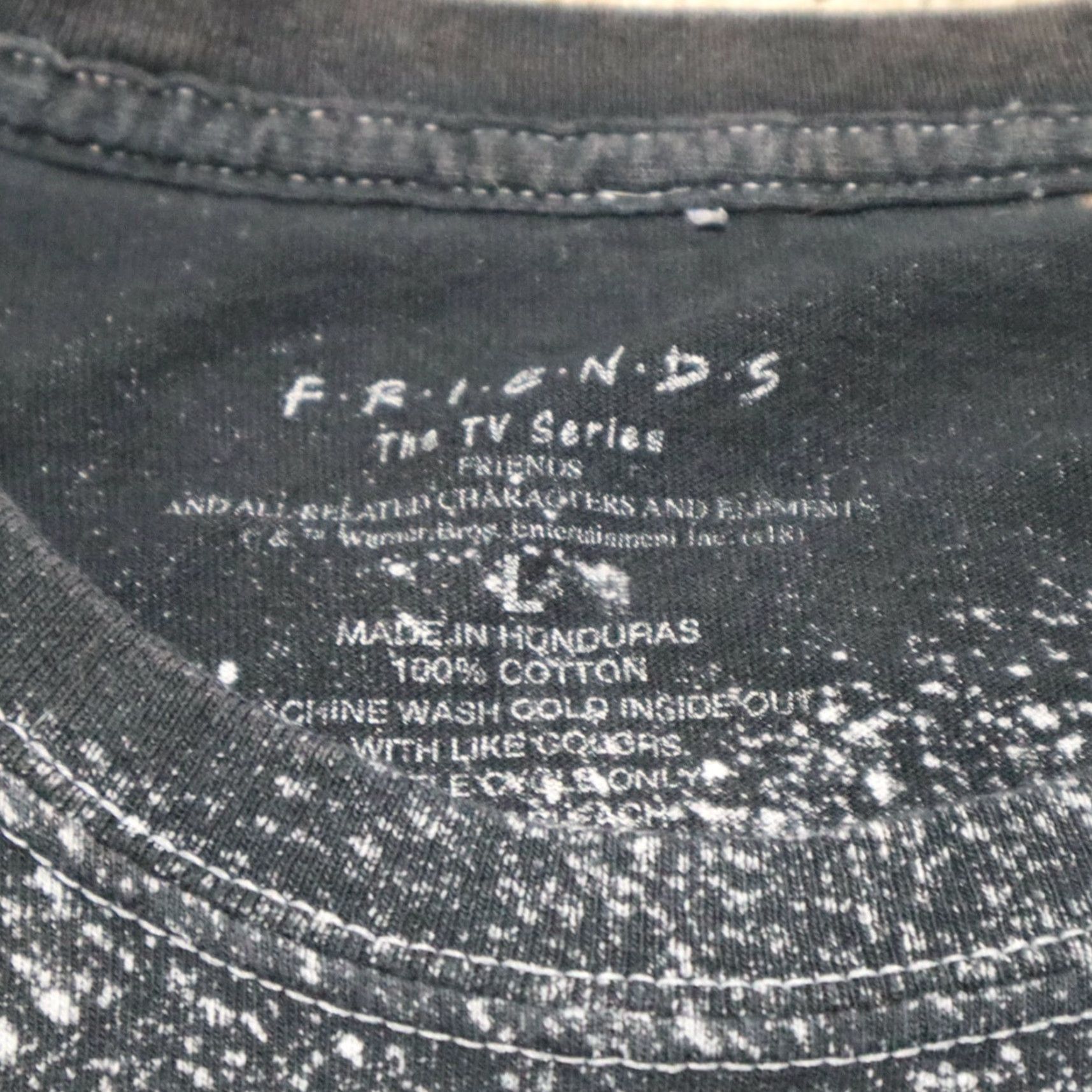 Logo 7 Sitcom Fan’s Friends The Television Series TV Show Logo Black T-Shirt Size Large Size US L / EU 52-54 / 3 - 3 Thumbnail