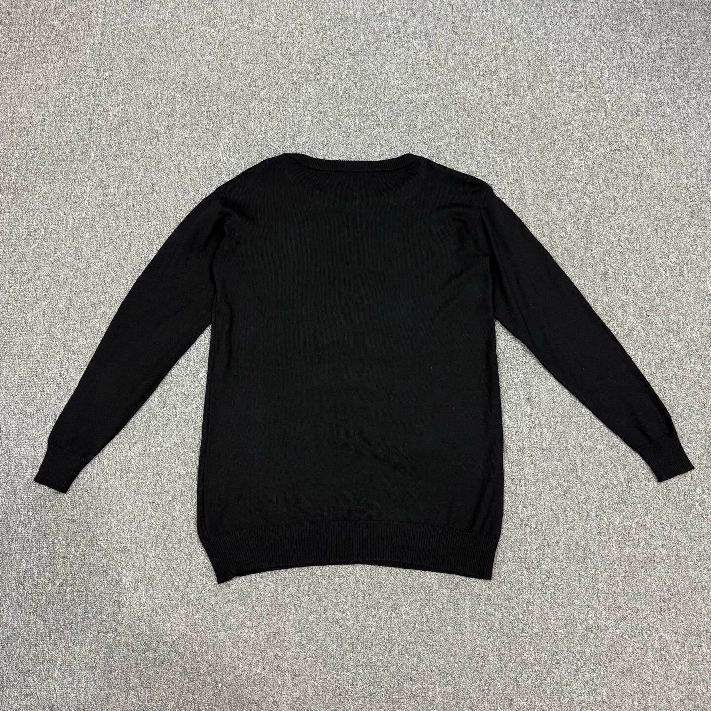Moschino MOSCHINO Classic Black Sweater XS 99 New Size US XS / EU 42 / 0 - 2 Thumbnail