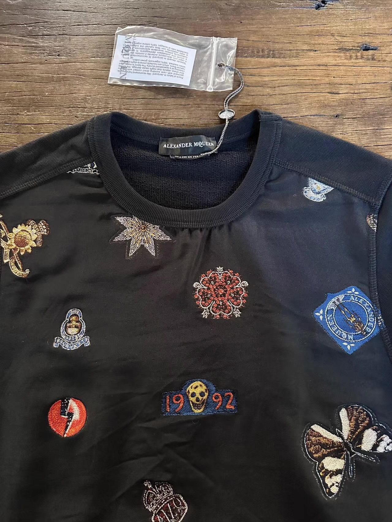 Alexander McQueen Alexander McQueen 17SS black badge jacquard sweatshirt Ｑ25 Size US XS / EU 42 / 0 - 2 Thumbnail