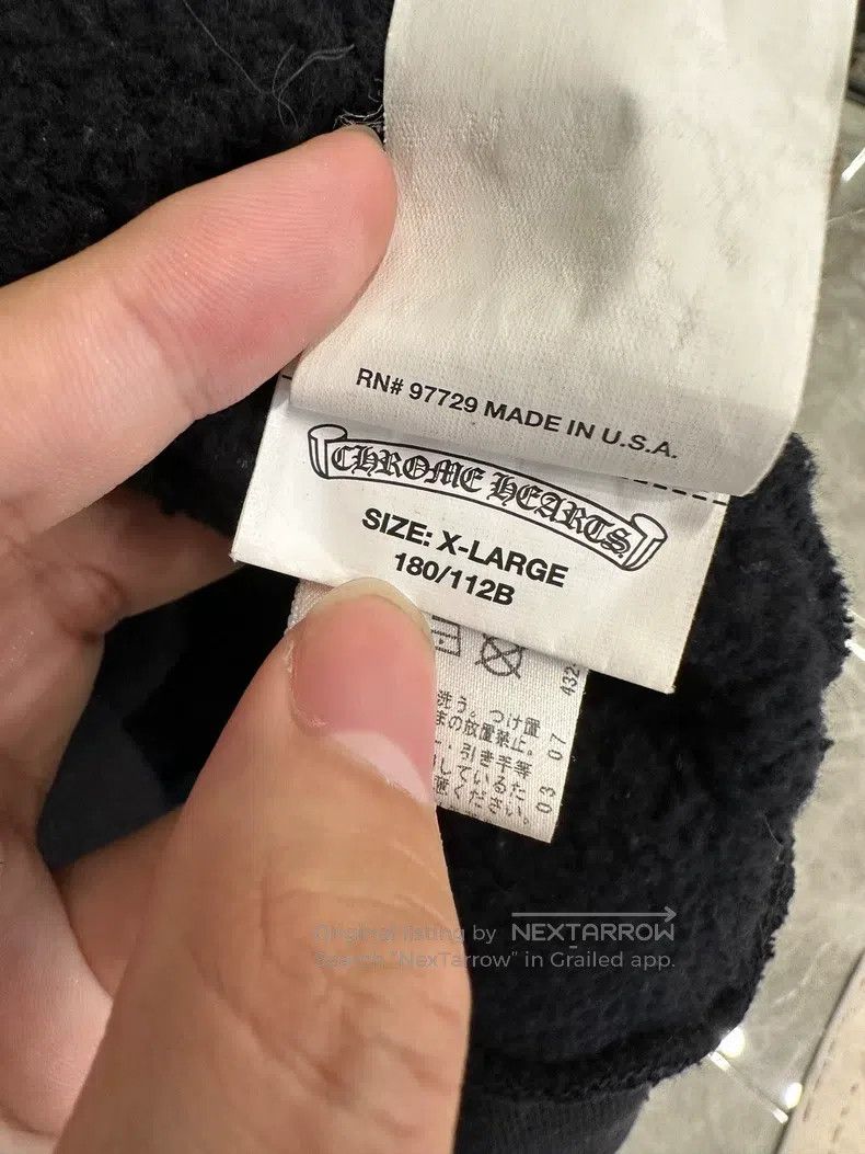 Chrome Hearts CHROME HEARTS Size XL Vine arm USA Sanskrit black zipper ho Size US XL / EU 56 / 4 - 7 Thumbnail