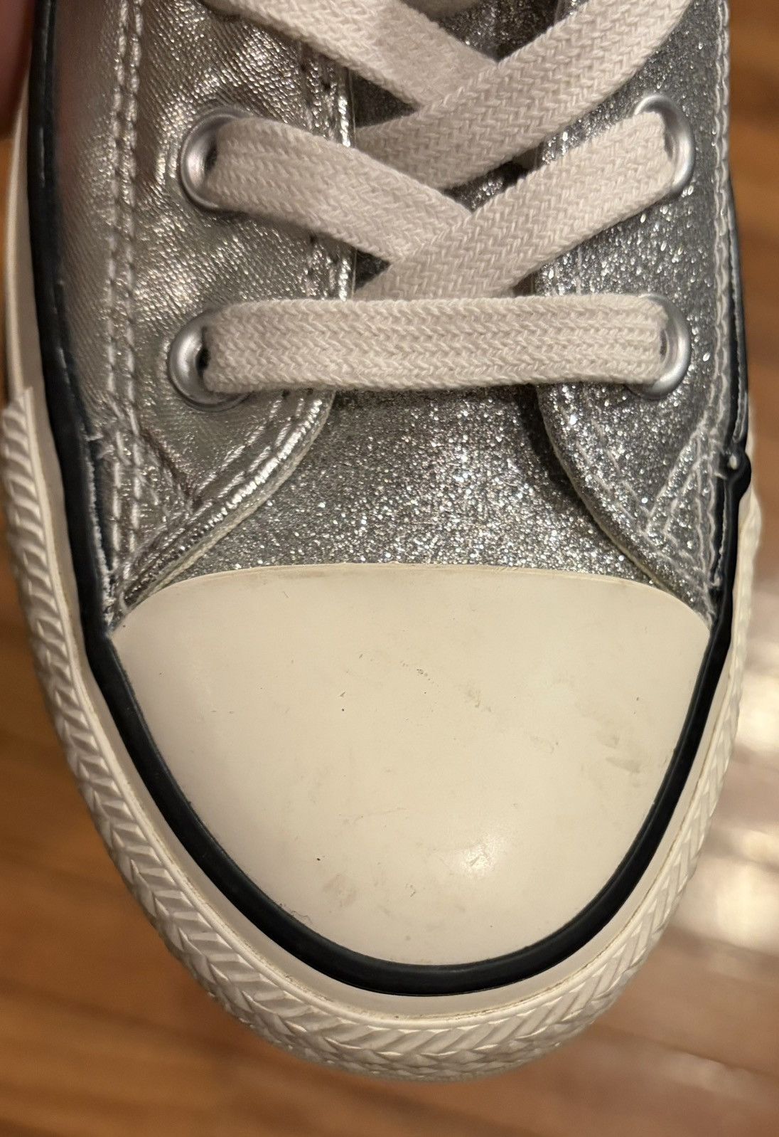 Converse Converse Womens Size 7 CTAS Shiny Metal Hi Size US 7 / IT 37 - 16 Thumbnail