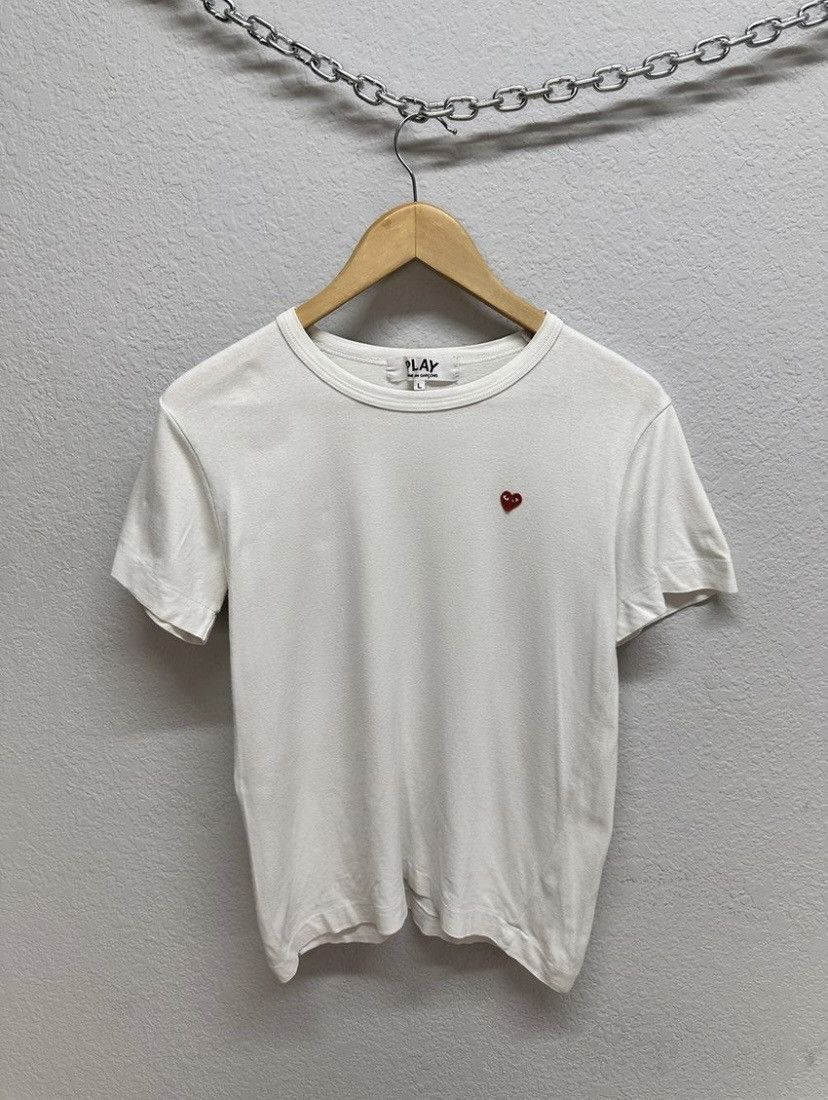 Comme des Garcons × Designer × Japanese Brand Comme Des Garcons Green Love Tee Logo Japanese Size US L / EU 52-54 / 3 - 1 Thumbnail
