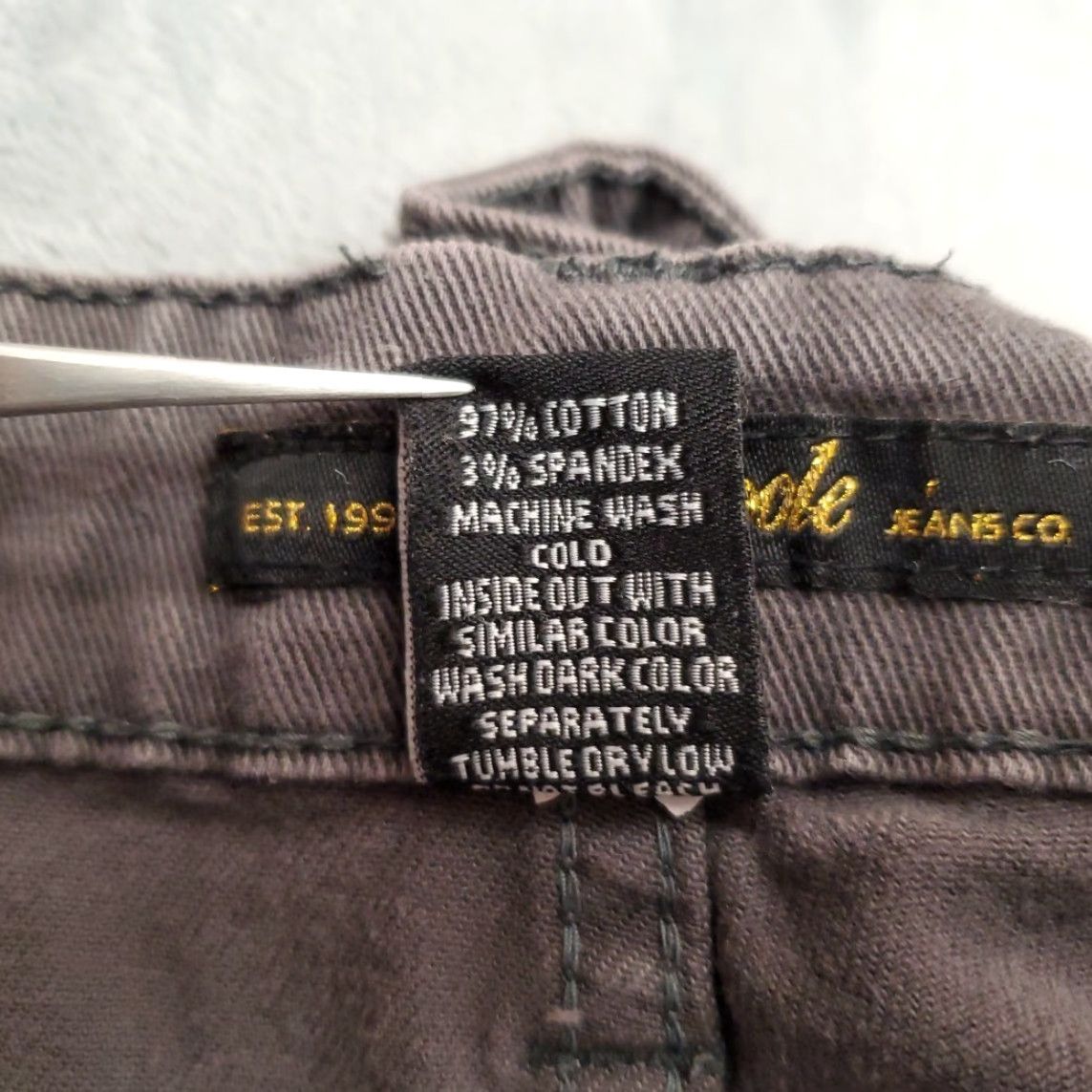 Southpole VINTAGE Southpole Jeans Womens 13 Gray Embroidered Pockets Casual Denim Pants Jeans (5-Pocket) Womens Size 34" / US 12 / IT 48 - 5 Thumbnail