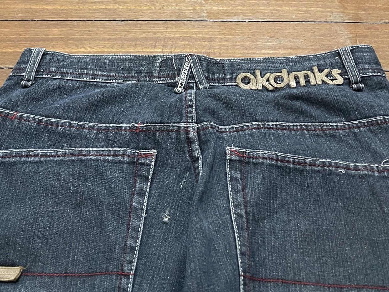 Vintage Rare Design Vintage Brand Akademiks Rapper Baggy Jeans 1990s Size US 35 - 4 Thumbnail