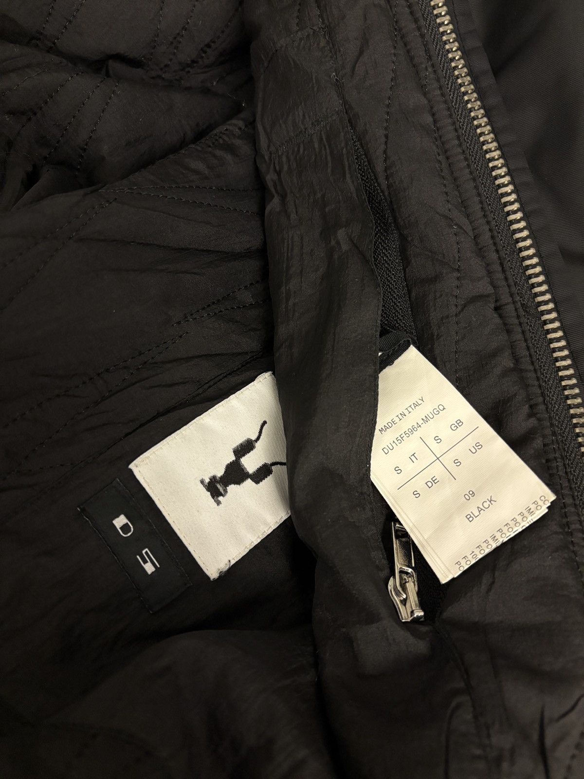 Rick Owens Rick Owens DRKSHDW Black Long 1 Hooded Parka Size US S / EU 44-46 / 1 - 8 Thumbnail