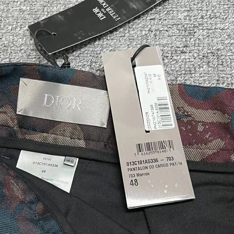 Dior Dior x Peter Doig Camo Cargo Pants-2508 Size US 32 / EU 48 - 4 Thumbnail