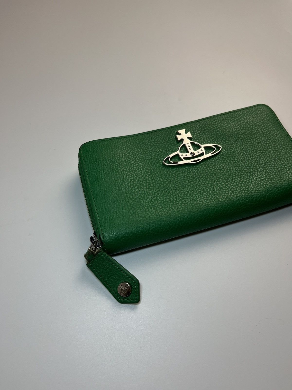 Vivienne Westwood Vivienne Westwood Green Leather Long Wallet Size ONE SIZE - 3 Thumbnail
