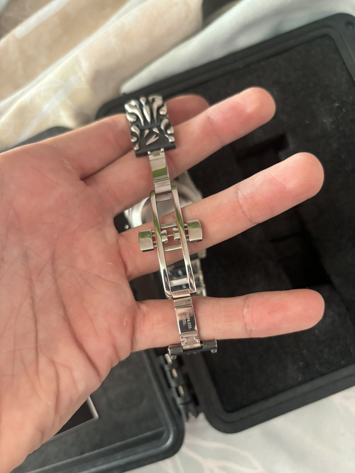 Alabaster Industries Alabaster industries watch silver/black Size ONE SIZE - 3 Thumbnail