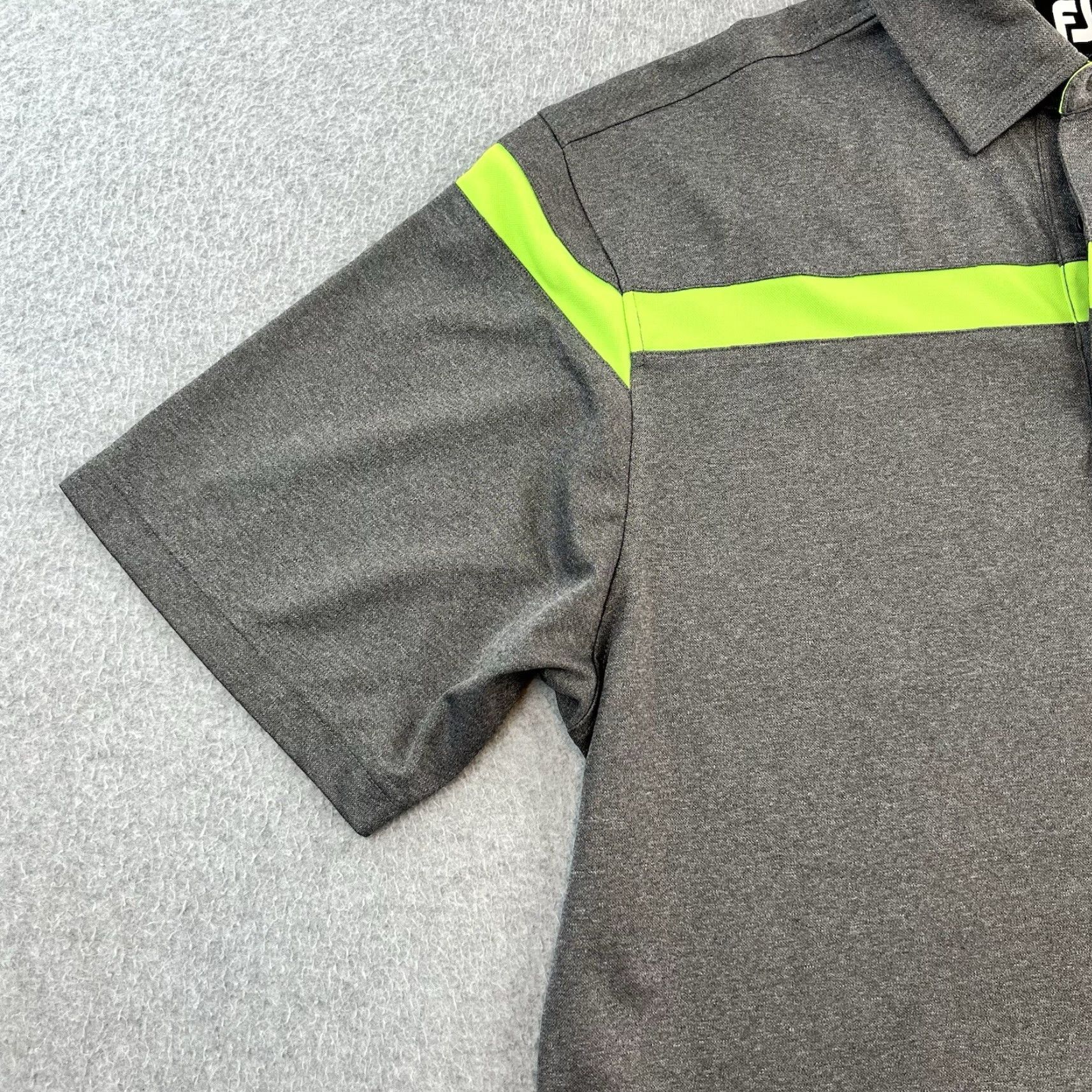 Footjoy FootJoy Polo Mens Large Gray Short Sleeve Lansbrook Golf Club Logo Shirt FJ Size US L / EU 52-54 / 3 - 7 Thumbnail