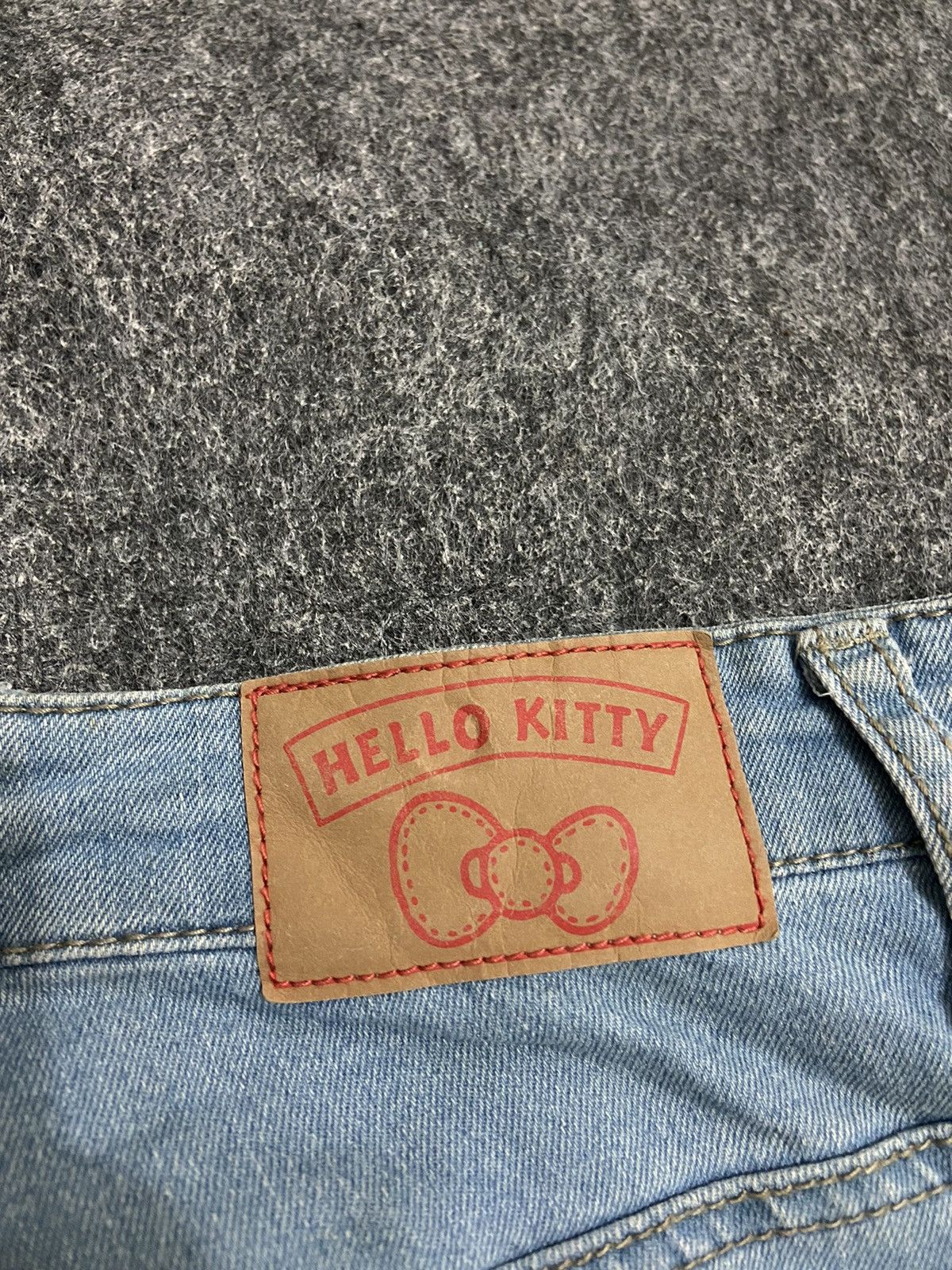 Hysteric Glamour × Japanese Brand vintage y2k denim pants hello kitty baggy pants Size 33" - 4 Thumbnail
