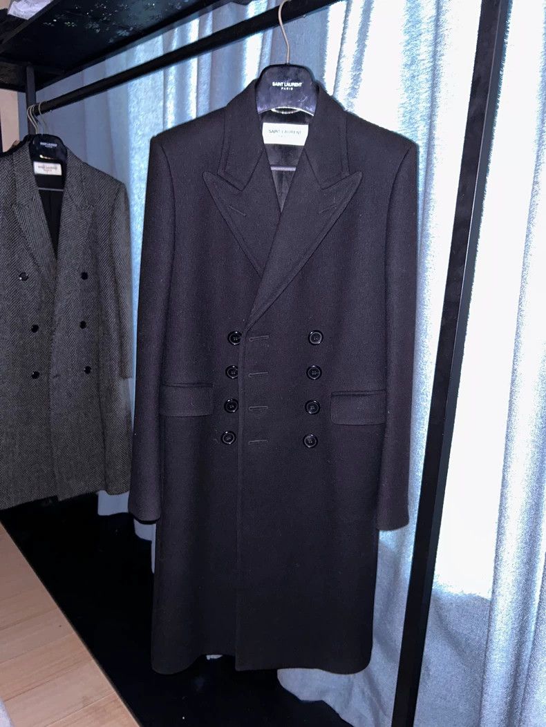 Saint Laurent Paris saint Laurent paris16 FW Mafia Gun Collar Coat 2503-Nextar Size US M / EU 48-50 / 2 - 1 Thumbnail