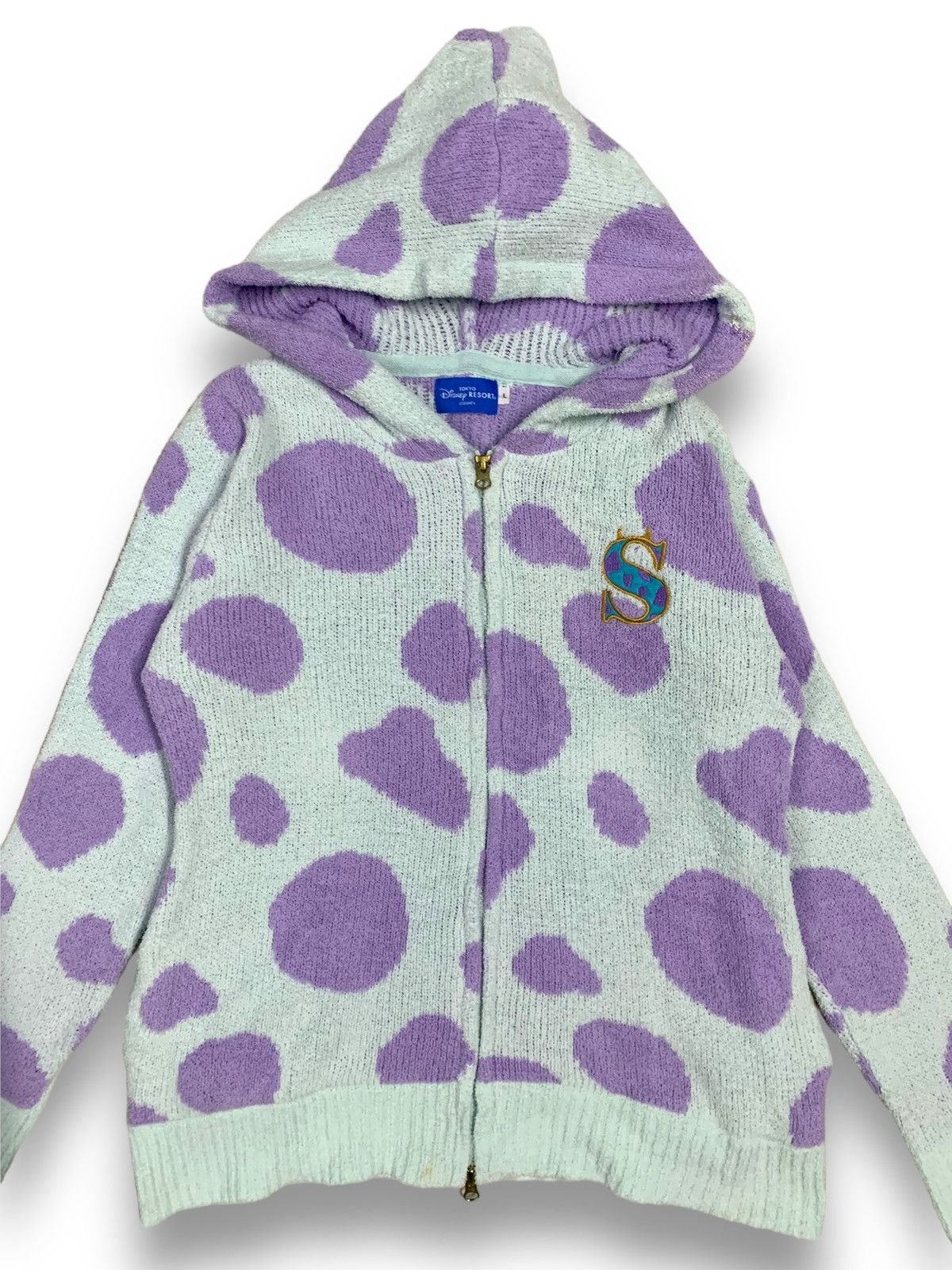 Disney Disney Tokyo Resort Pixar Knitted Sulley Fuzzy Sweater Size L / US 10 / IT 46 - 4 Thumbnail