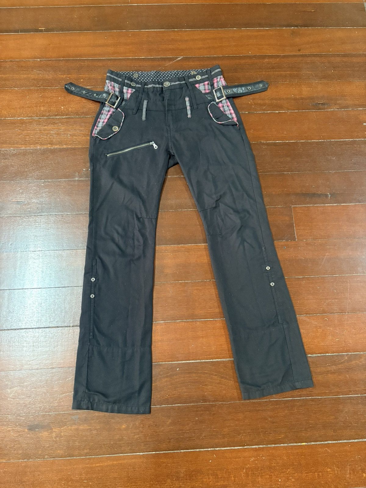 If Six Was Nine Double Focus Japan Asymmetrical Double Waist punk Size US 32 / EU 48 - 1 Thumbnail