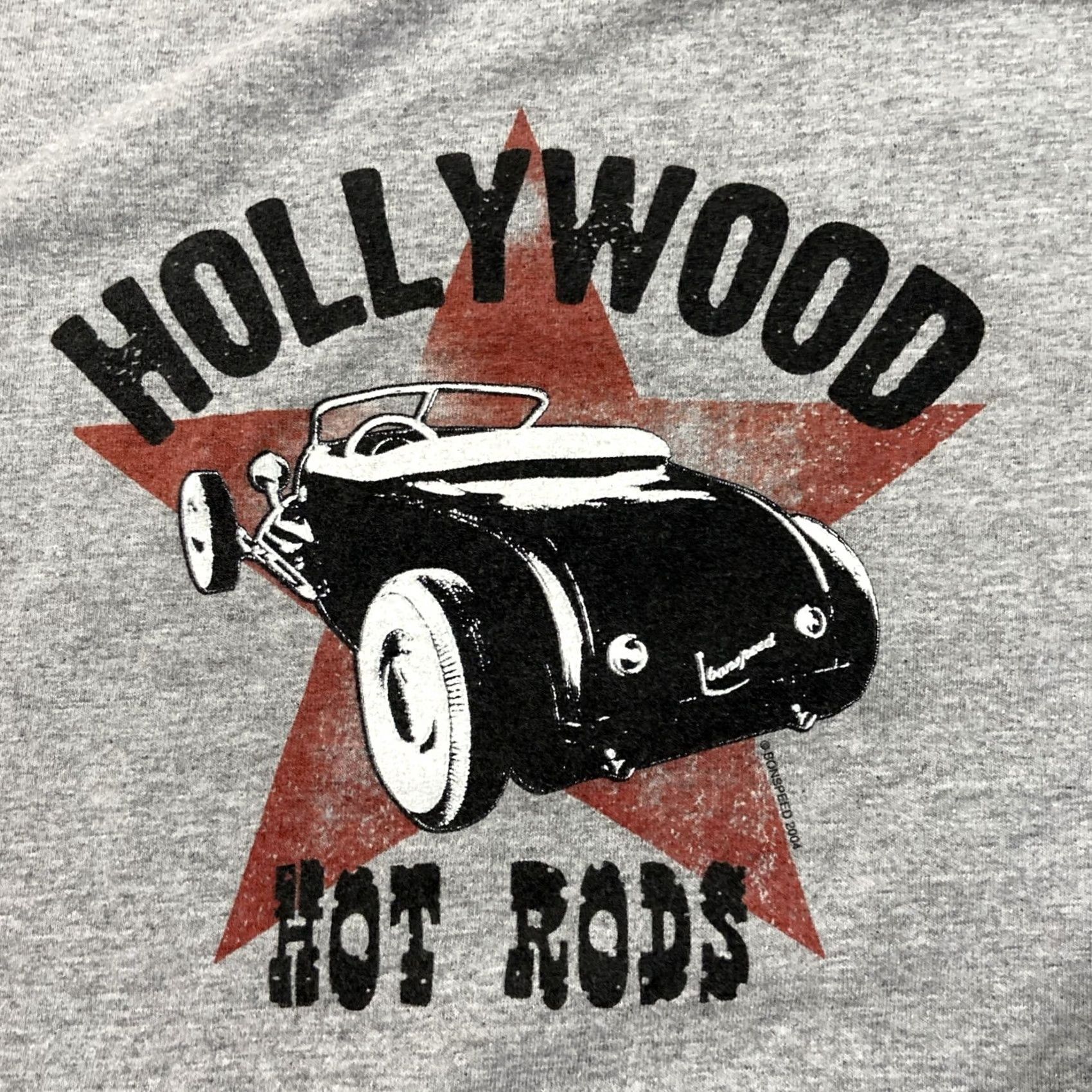 Vintage VINTAGE Y2K Hollywood Hot Rods T Shirt Mens L Gray Short Sleeve Crew Neck Star Size US L / EU 52-54 / 3 - 5 Thumbnail