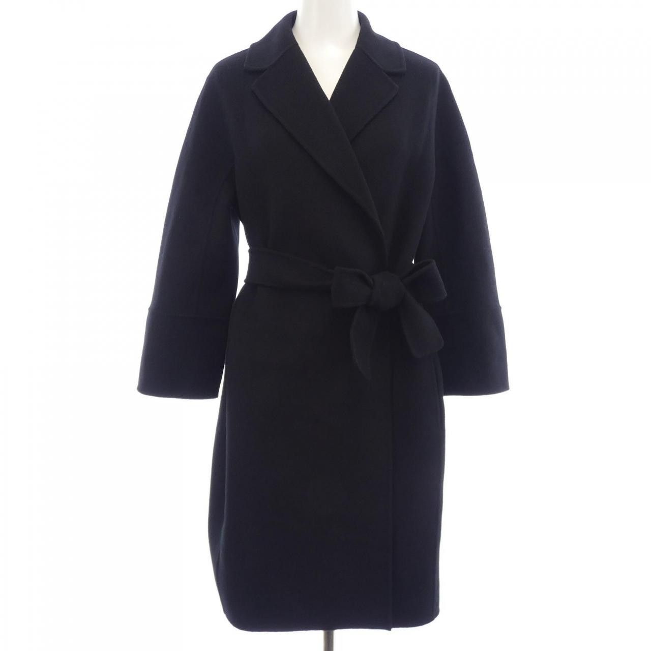 Max Mara MaxMara S Max Mara Wool Coat Textile Outerwear DUTY FREE for USA Size ONE SIZE - 1 Thumbnail