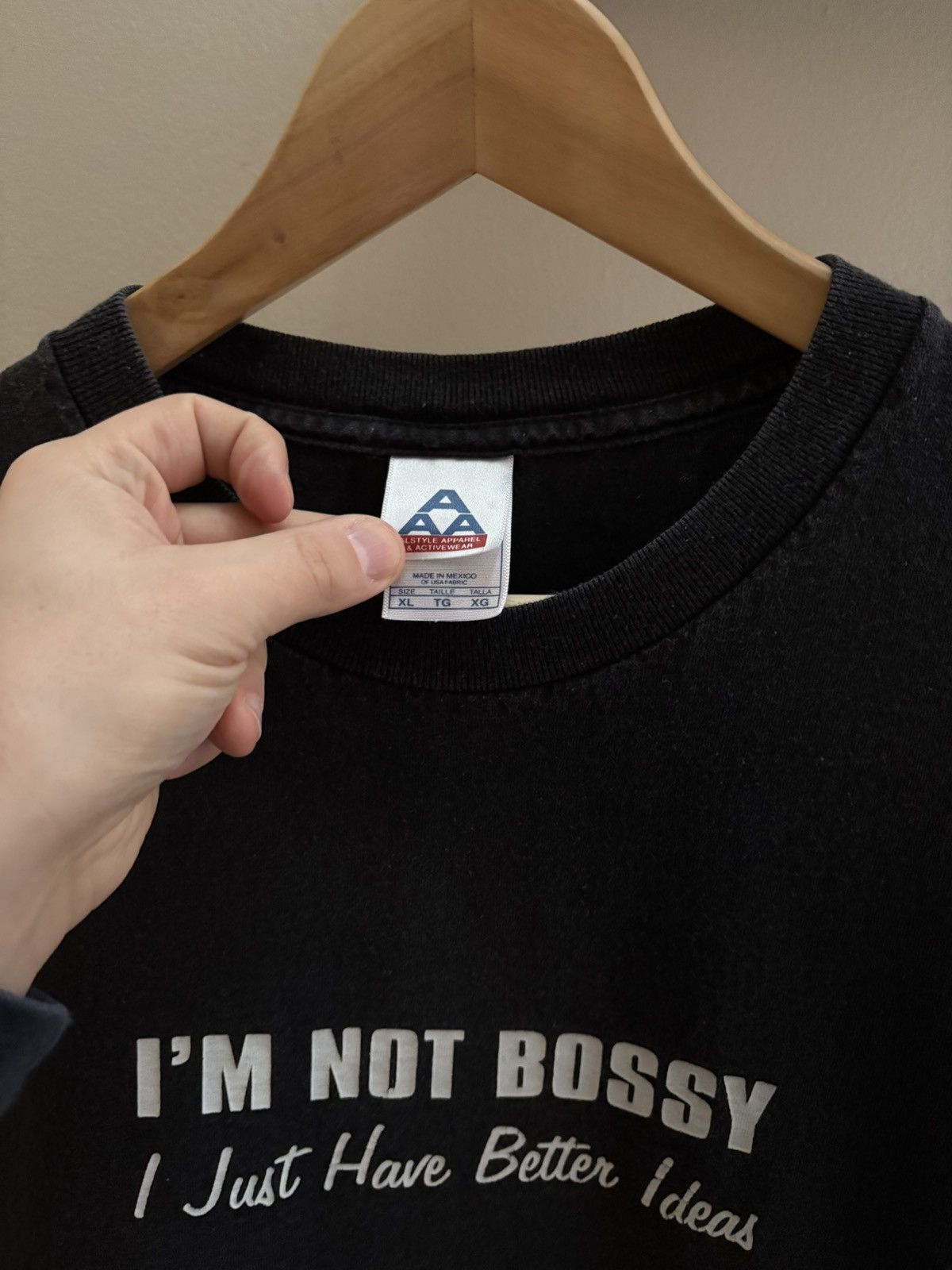 AAA I’m Not Bossy, I Just Have Better Ideas VTG Y2K black shirt Size US XL / EU 56 / 4 - 2 Thumbnail