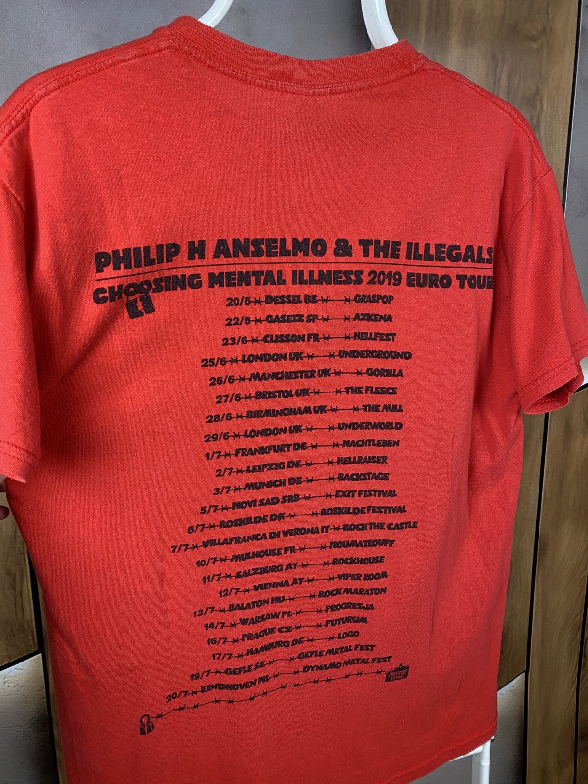 Band Tees 🥅Vintage T-Shirt Philip H. Anselmo & The Illegals Rock Tour🥅 Size US M / EU 48-50 / 2 - 4 Thumbnail