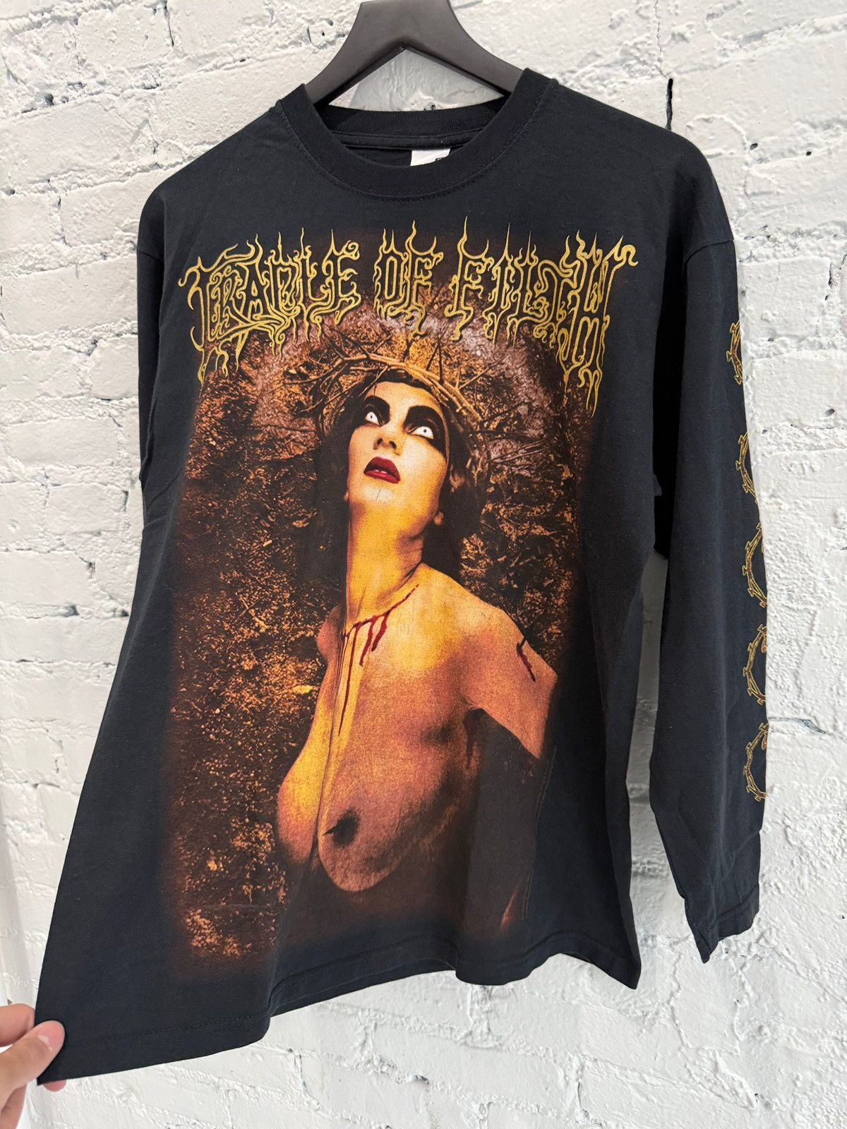 Vintage 2005 CRADLE OF FILTH ‘CURSED ABOVE ALL MEN’ L/S TEE Size US M / EU 48-50 / 2 - 2 Thumbnail