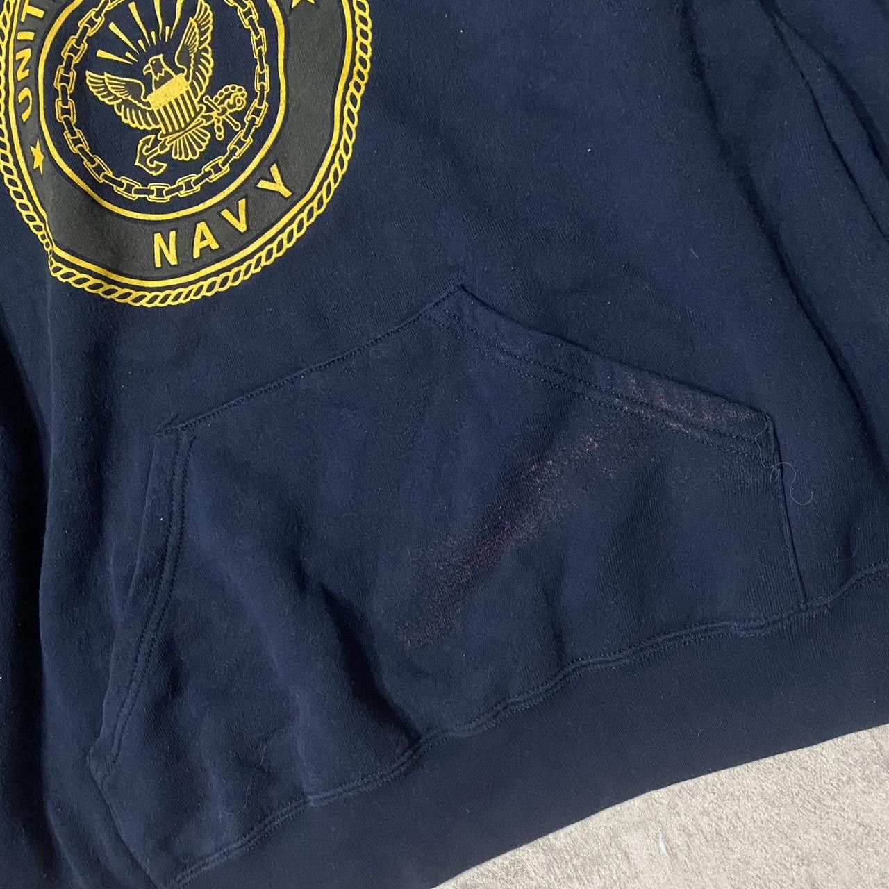 Other Navy blue hoodie with gold details, featuring a unique Size US L / EU 52-54 / 3 - 4 Thumbnail