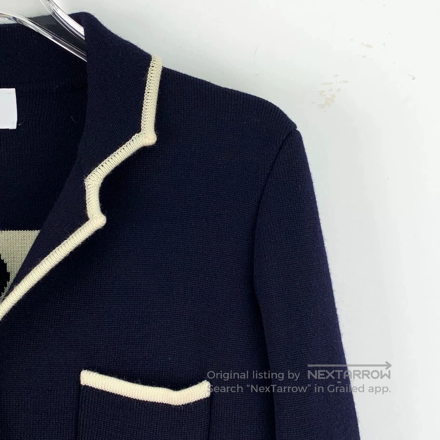 Thom Browne thom browne navy anchor wool jacket. Size US S / EU 44-46 / 1 - 3 Thumbnail
