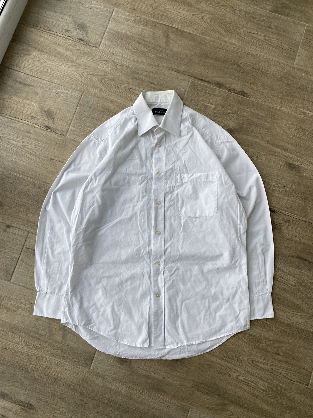 Balenciaga Balenciaga Vintage Button Shirt Size US M / EU 48-50 / 2 - 2 Thumbnail