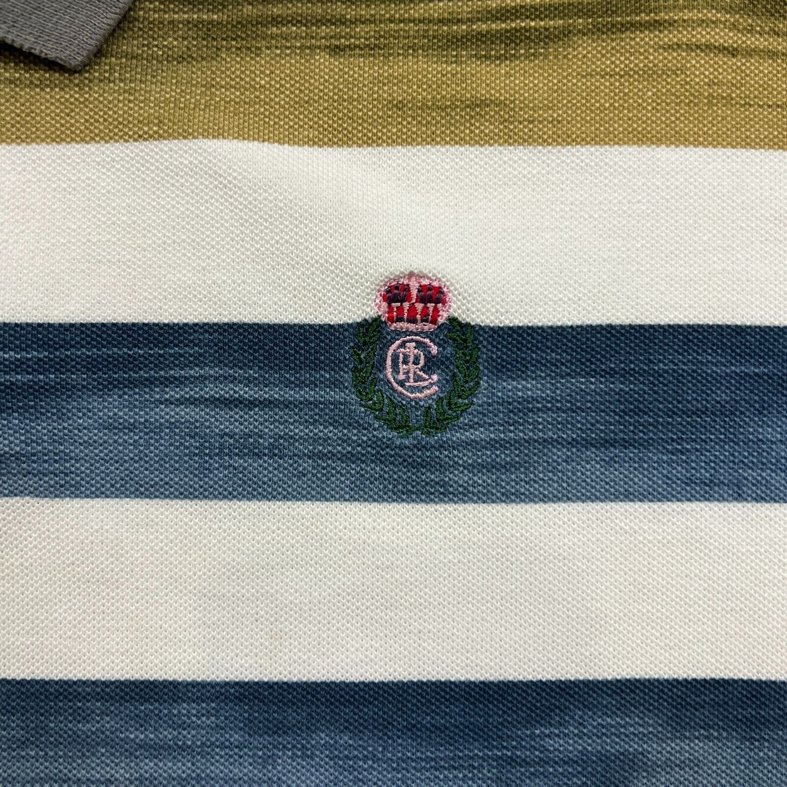 Polo Ralph Lauren × Vintage VTG 90s Chaps Ralph Lauren Polo Shirt Medium Crest Striped Size US M / EU 48-50 / 2 - 3 Thumbnail