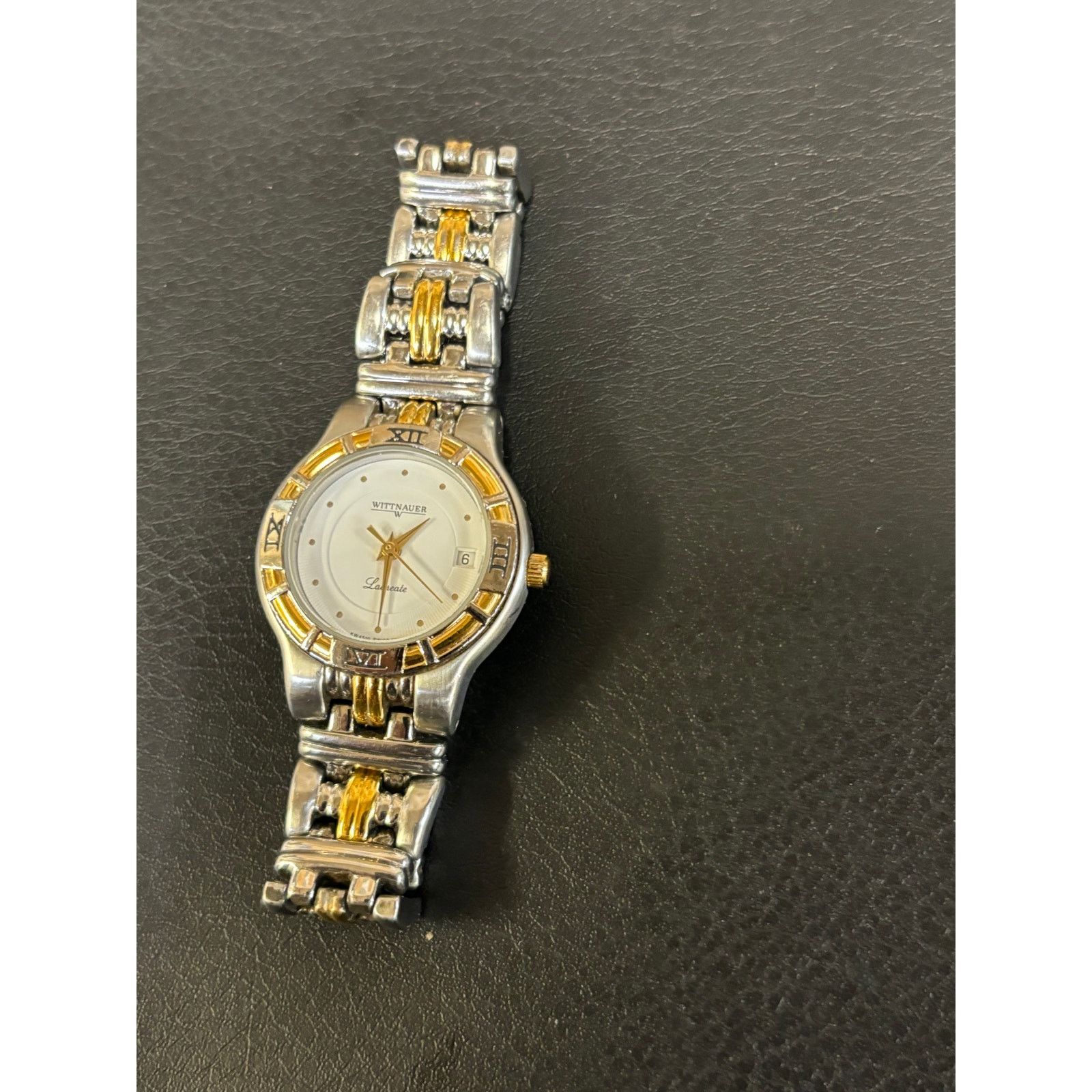 Wittnauer Vintage Wittnauer Laureate 2-Tone Women’s Watch! New Battery Size ONE SIZE - 5 Thumbnail