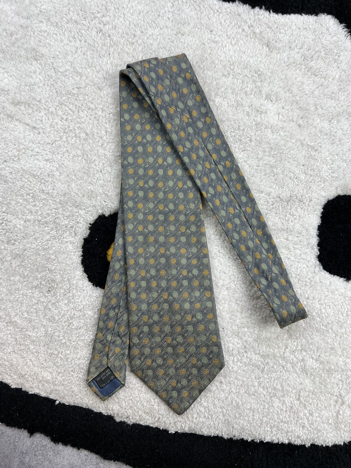 Ermenegildo Zegna Vintage Ermenegildo Zegna Silk Geometric Luxury Tie Size ONE SIZE - 1 Thumbnail