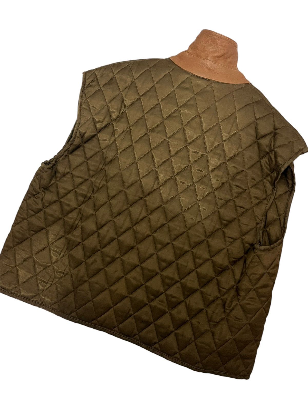 Loewe × Vintage Rare Loewe Quilted Sleeveless Vest Jacket Size US L / EU 52-54 / 3 - 2 Thumbnail