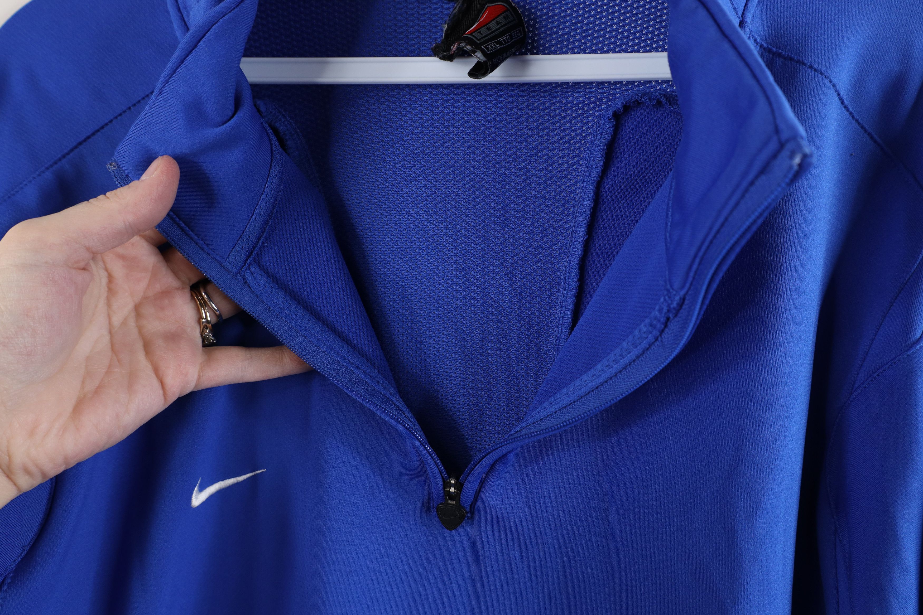Nike × Vintage Vintage Nike Scott Mini Swoosh Half Zip Pullover Sweater Top Size US XXL / EU 58 / 5 - 12 Thumbnail