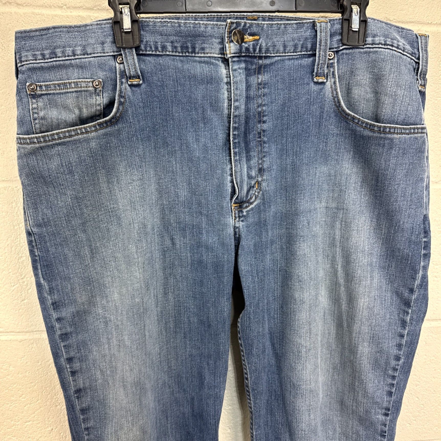 Carhartt Carhartt Jeans Men's 38x30 Blue Denim Relaxed Fit Stretch Workwear 102804-964 Size US 38 / EU 54 - 4 Thumbnail