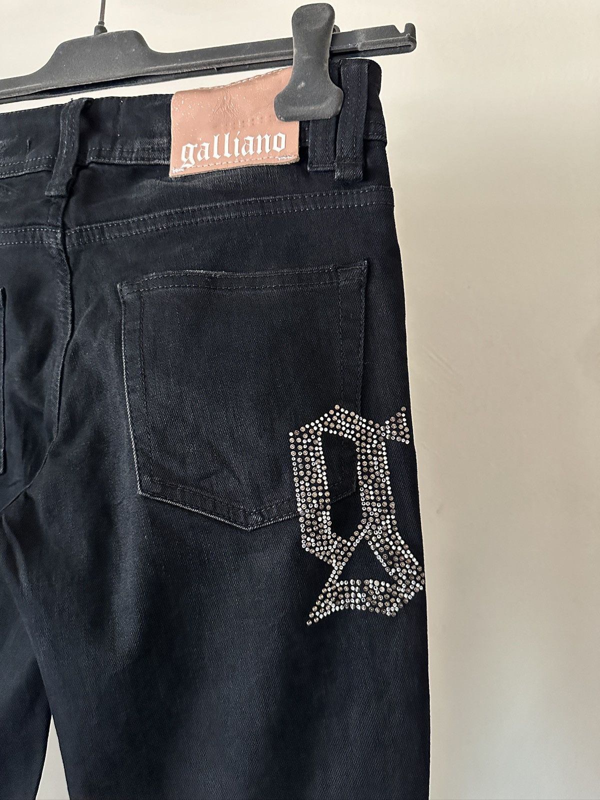John Galliano 2000s John Galliano black Flare Jeans Size US 29 - 8 Thumbnail