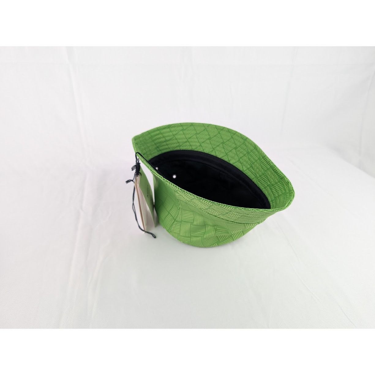 Bottega Veneta o1rshd1 Size: S / Hat Intreccio Jacquard Nylon in Green Size ONE SIZE - 4 Thumbnail