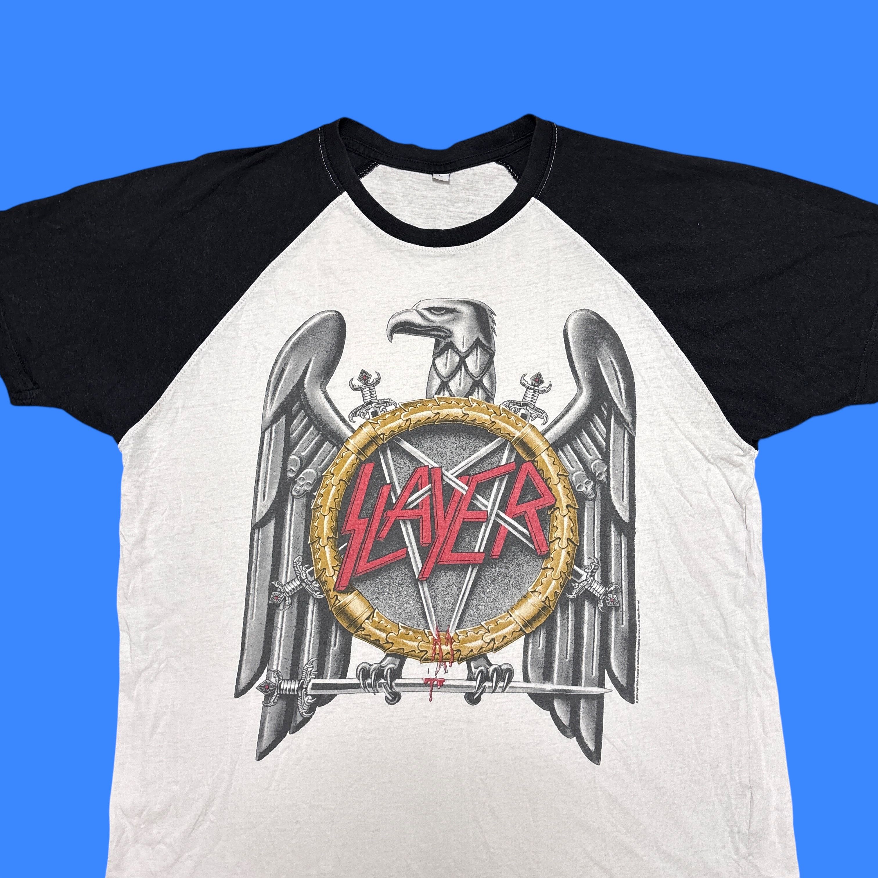 Band Tees Slayer Shirt Tour Concert Metal Band Tee Megadeth Metallica Size US L / EU 52-54 / 3 - 2 Thumbnail