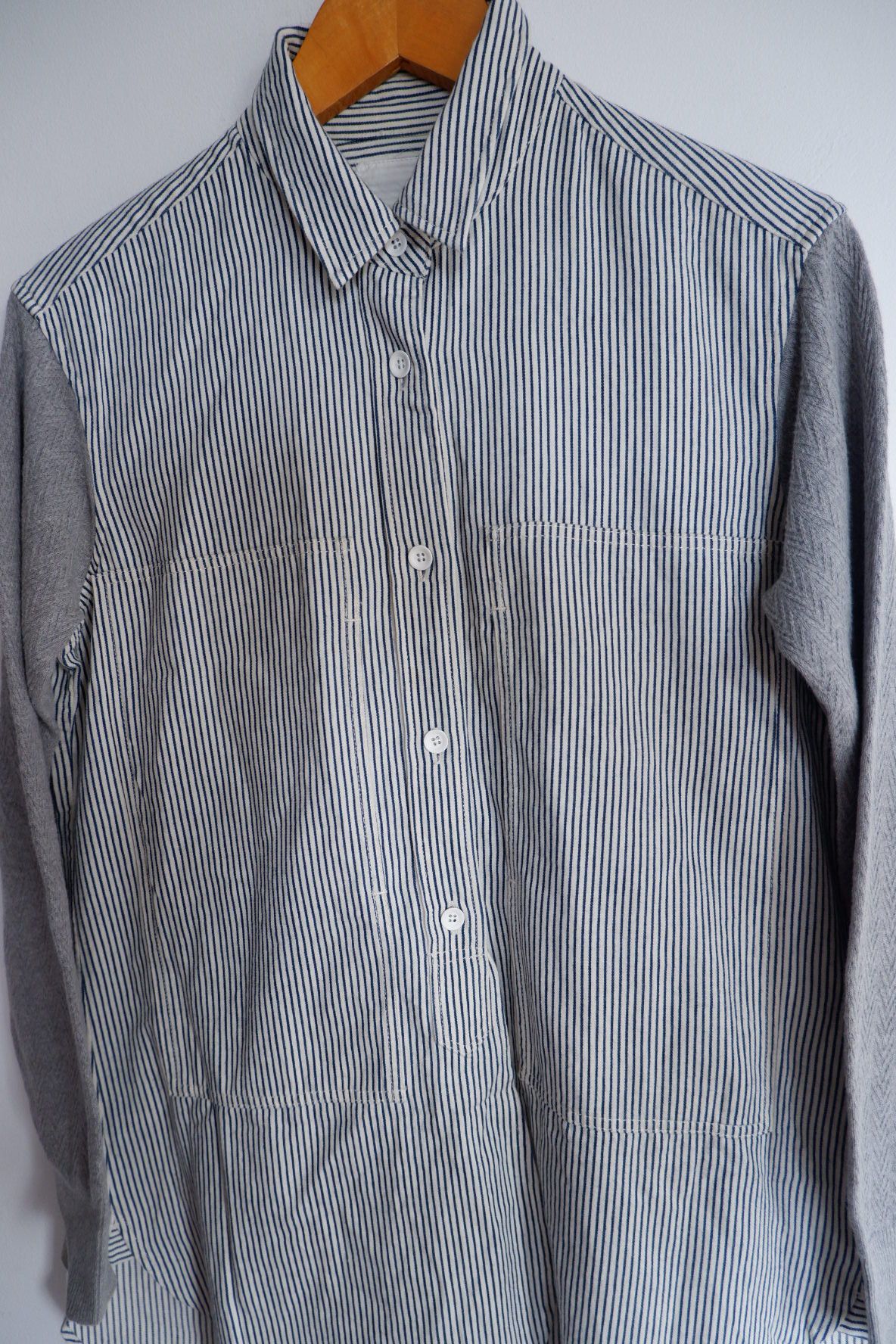 Designer × Japanese Brand ILLIAN LOEB Japan Designer Hybrid Button Shirt Size L / US 10 / IT 46 - 3 Thumbnail