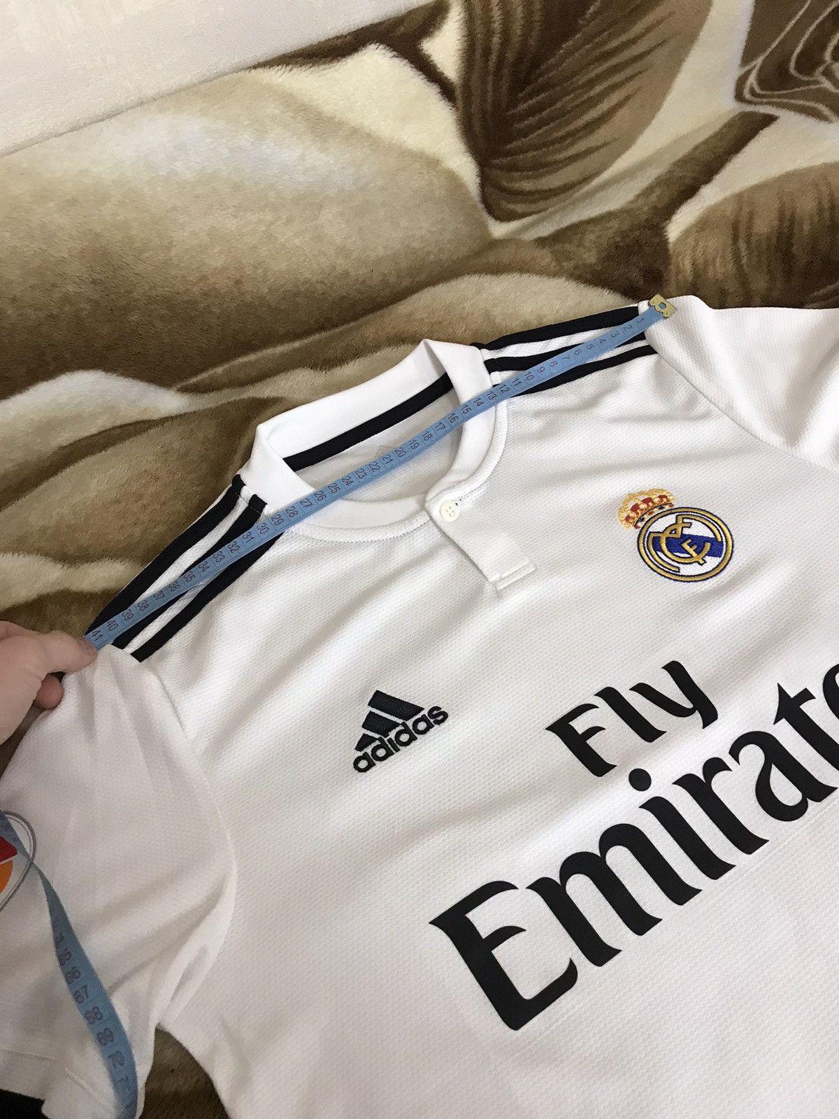 Adidas 🔥 Adidas Real Madrid 2018 White Home Jersey Shirt Size US S / EU 44-46 / 1 - 8 Thumbnail