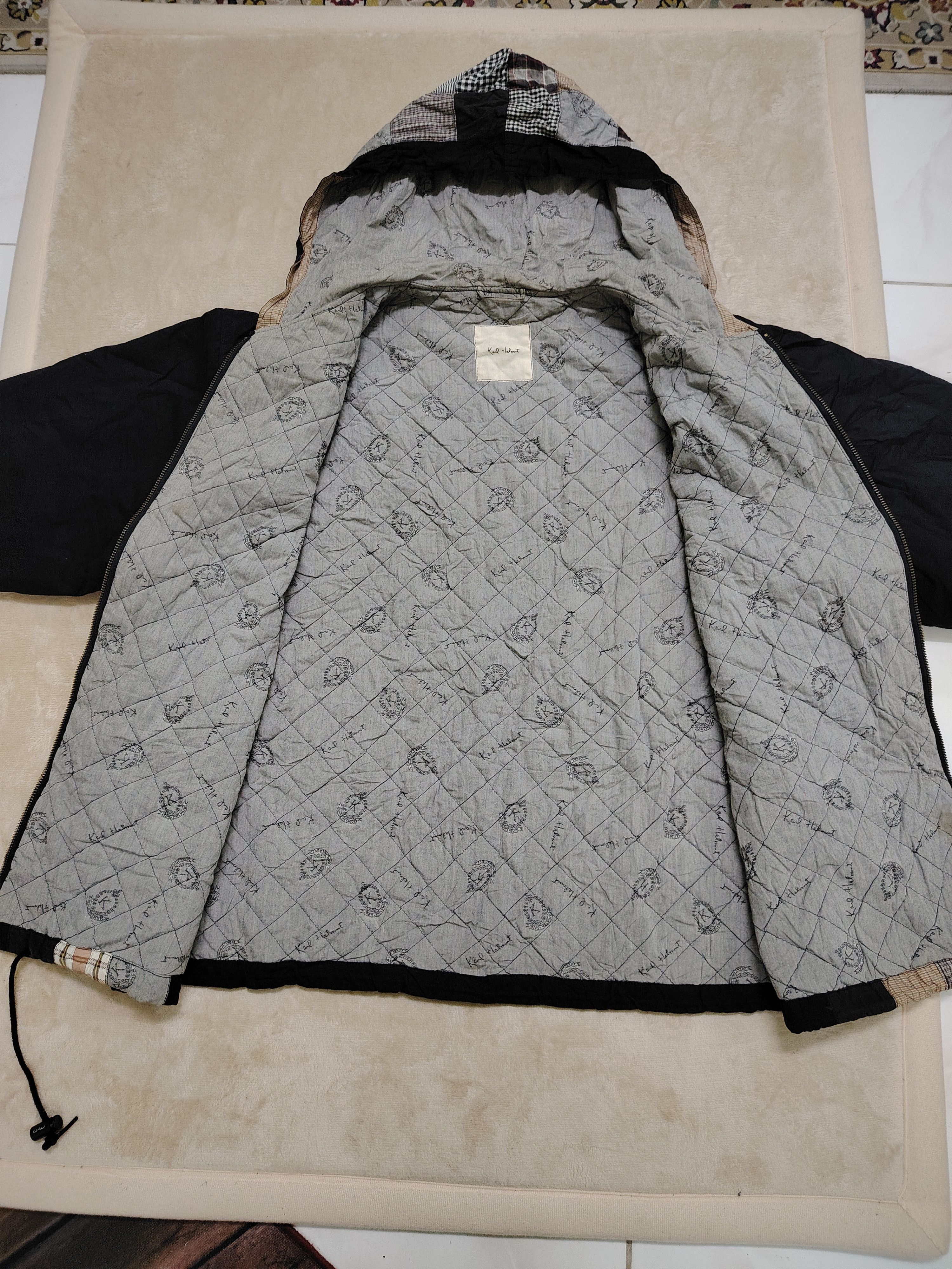 Karl Helmut Karl Helmut Full Patches Hooded Bomber Jacket Size US XL / EU 56 / 4 - 15 Thumbnail