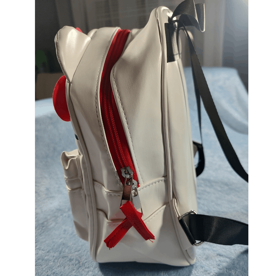 Japanese Brand Hello Kitty Backpack, White, Adjustable Straps, New Size ONE SIZE - 7 Thumbnail