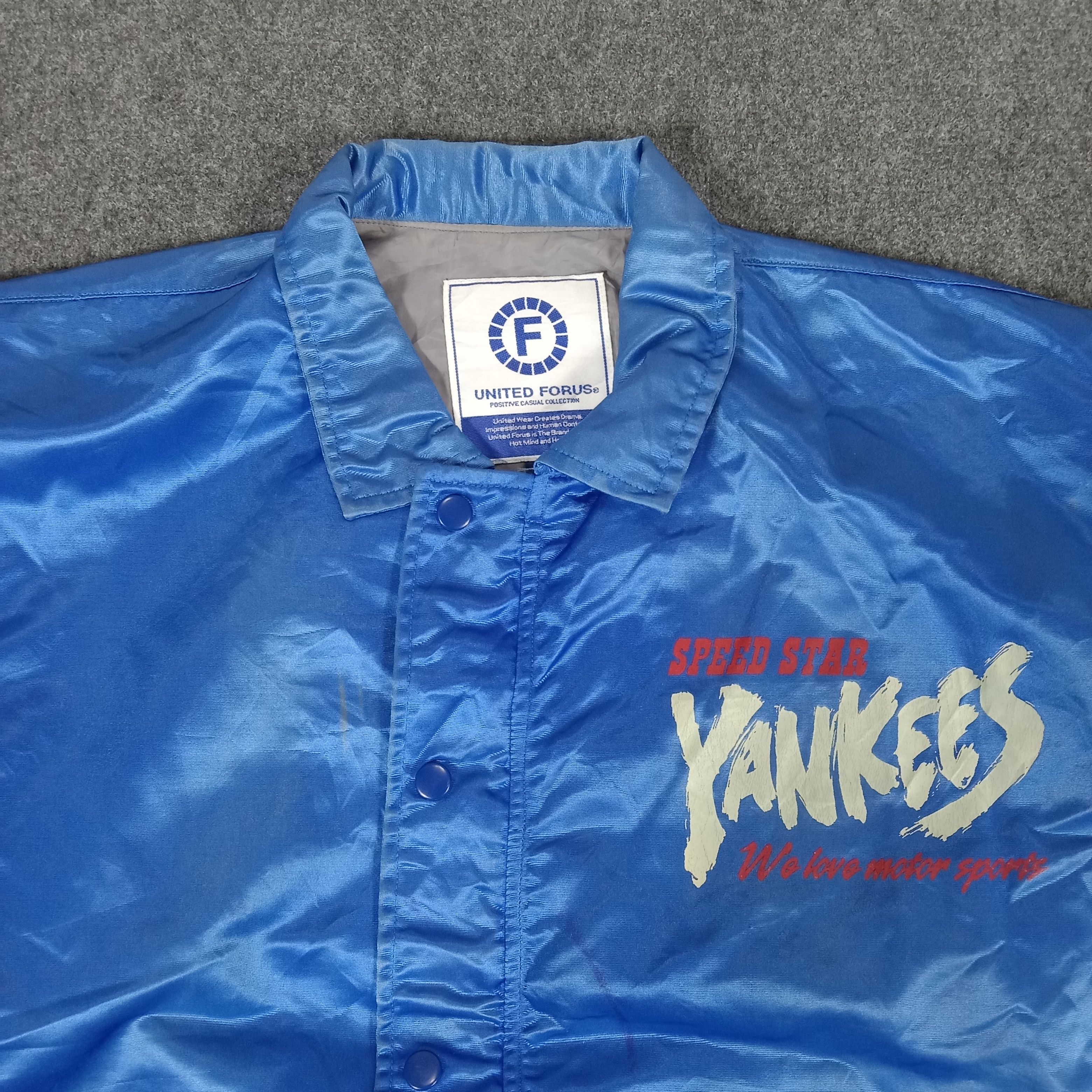 Vintage Yankees Fukuoka Speed Star 1995 Baseball Jacket Size US XL / EU 56 / 4 - 6 Thumbnail