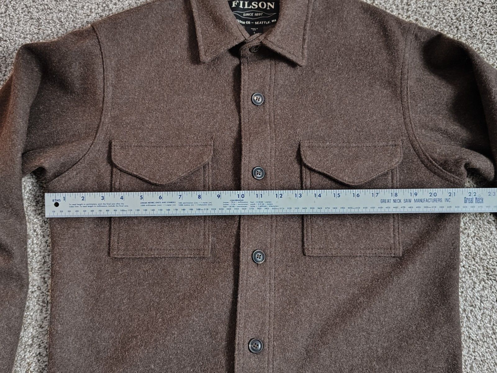 Filson Wool Jac-Shirt 2019 Made In USA Size US S / EU 44-46 / 1 - 6 Thumbnail